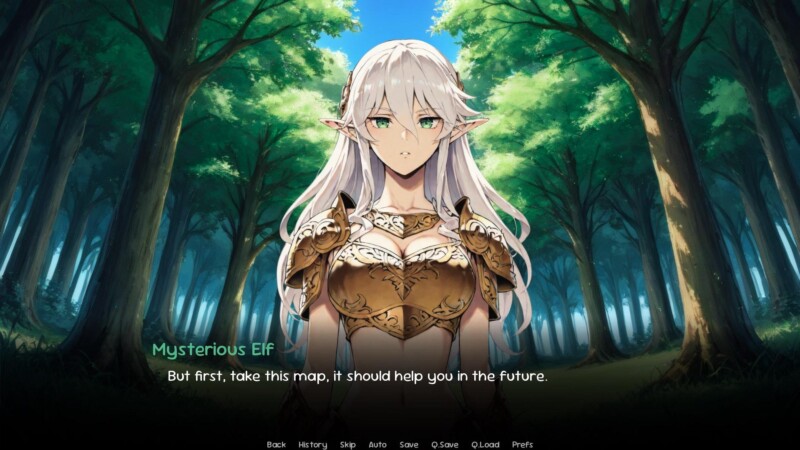 Fractured Realities: Elvendusk adult visual novel game screenshot