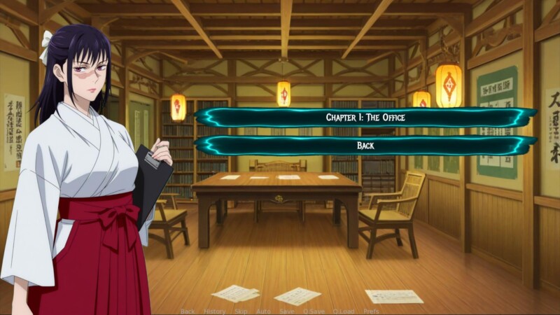 Jujutsu Trainer adult visual novel game screenshot