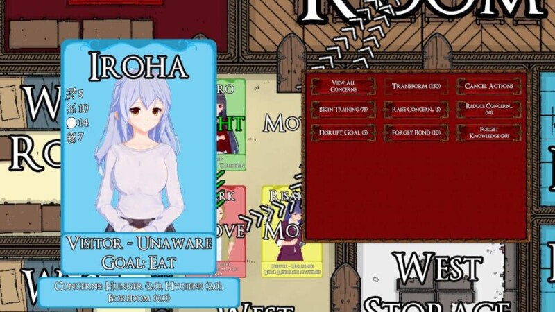 Manor adult visual novel game screenshot
