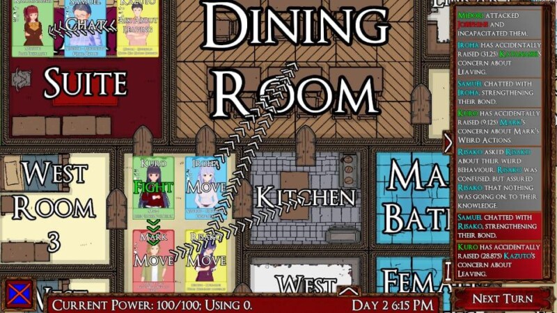 Manor adult visual novel game screenshot