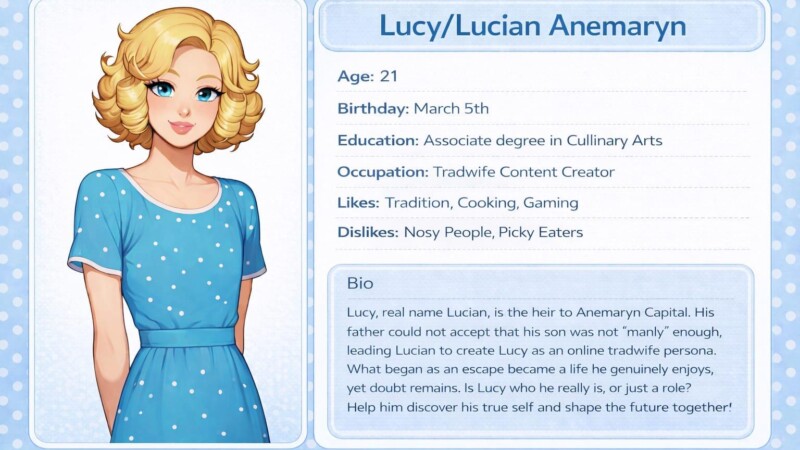 My Tradwife Is a Femboy? adult visual novel game screenshot
