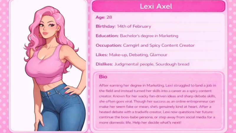 My Tradwife Is a Femboy? adult visual novel game screenshot