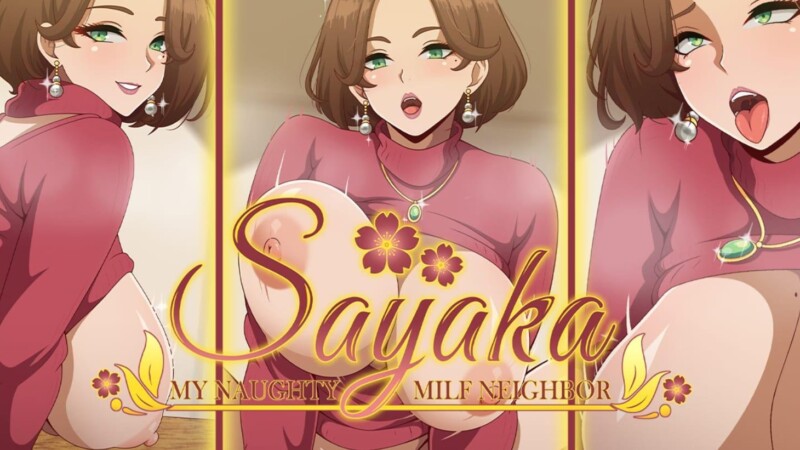 Sayaka My Naughty Milf Neighbor game cover image