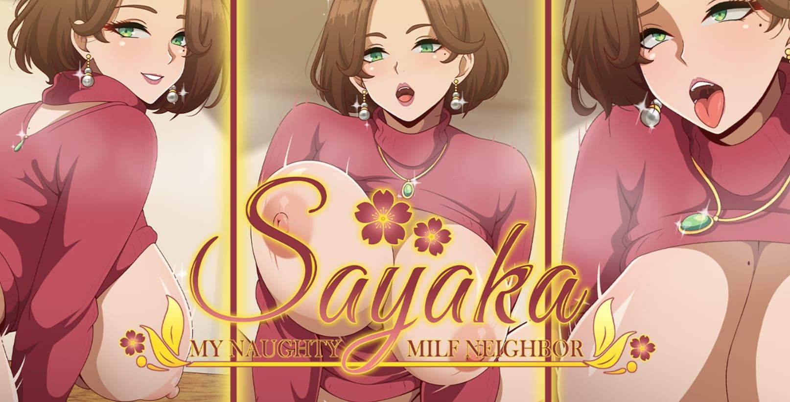 Sayaka My Naughty Milf Neighbor game cover image