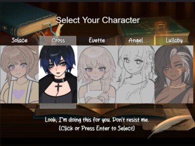 False Idylls adult visual novel game screenshot