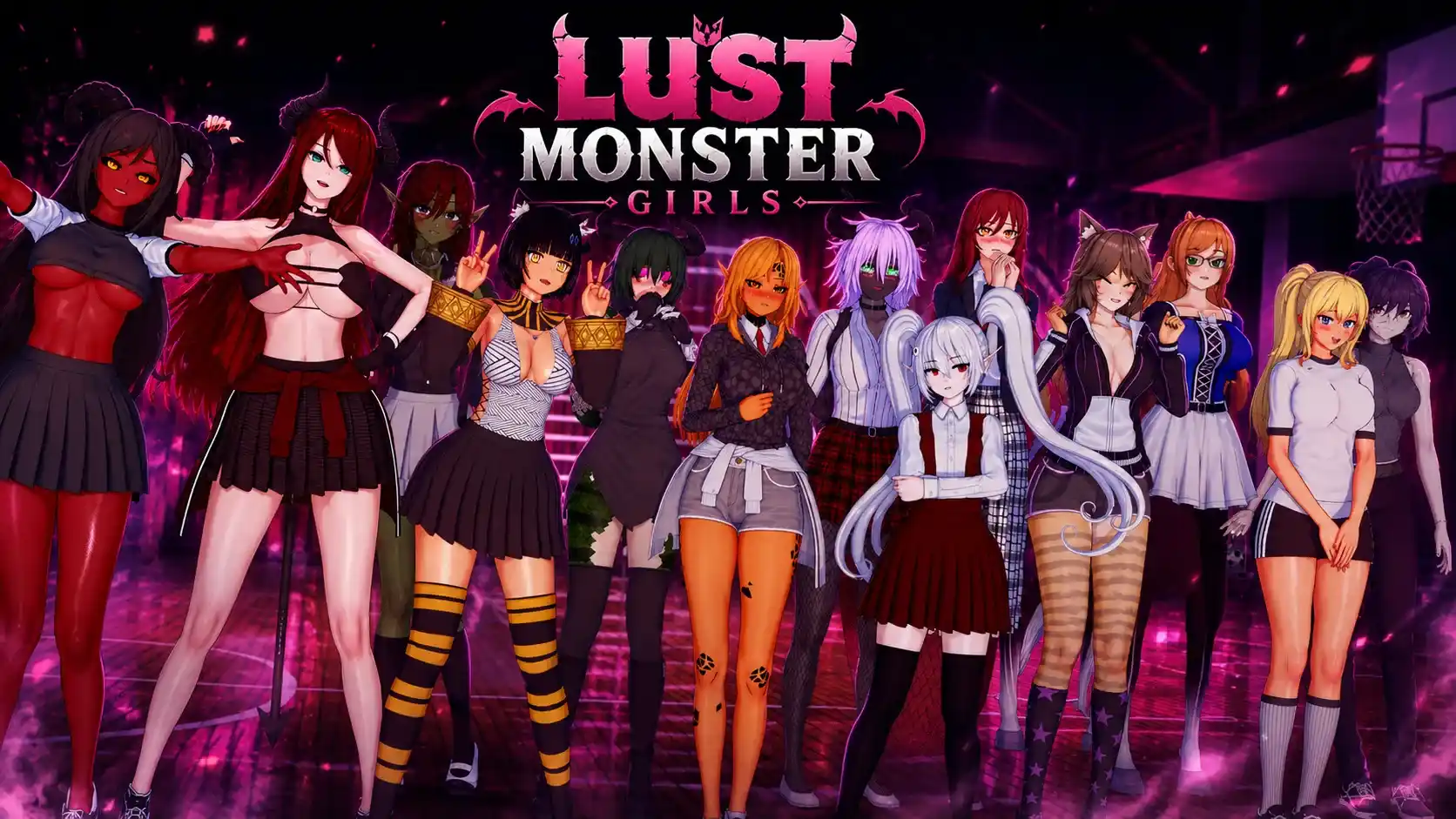 Lust Monster Girls game cover image