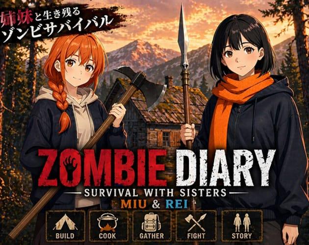 Zombie Diary: Survival with Sisters Miu & Rei game cover image